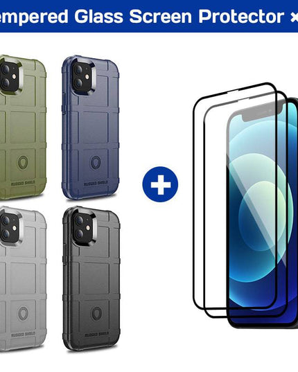 Thick Solid Armor Tactical Protective Case For iPhone 12mini - Libiyi