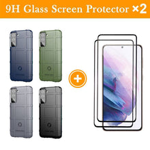 Load image into Gallery viewer, TPU Thick Solid Rough Armor Tactical Protective Cover Case For Samsung S21+ - Libiyi