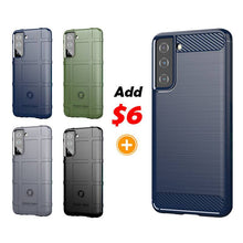 Load image into Gallery viewer, TPU Thick Solid Rough Armor Tactical Protective Cover Case For Samsung S21+ - Libiyi