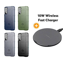 Load image into Gallery viewer, TPU Thick Solid Rough Armor Tactical Protective Cover Case For Samsung S21+ - Libiyi