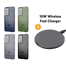 Load image into Gallery viewer, TPU Thick Solid Rough Armor Tactical Protective Cover Case For Samsung S21 Ultra - Libiyi