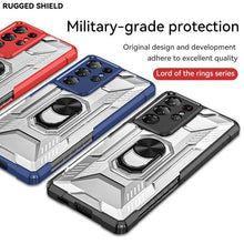 Load image into Gallery viewer, Magnetic Metal Finger Ring Holder Armor Case For Samsung - Libiyi