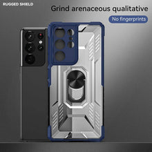 Load image into Gallery viewer, Magnetic Metal Finger Ring Holder Armor Case For Samsung - Libiyi