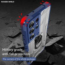 Load image into Gallery viewer, Magnetic Metal Finger Ring Holder Armor Case For Samsung - Libiyi