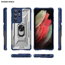 Load image into Gallery viewer, Magnetic Metal Finger Ring Holder Armor Case For Samsung - Libiyi