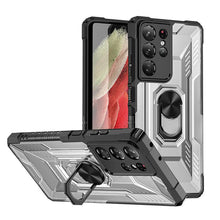 Load image into Gallery viewer, Magnetic Metal Finger Ring Holder Armor Case For Samsung - Libiyi