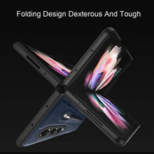 Load image into Gallery viewer, Luxury Business PU Leather Case for Samsung Galaxy Z Fold 3 5G with S Pen Holder - Libiyi