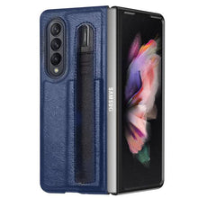 Load image into Gallery viewer, S Pen Slot Protective Leather Case for Samsung Galaxy Z Fold 3 5G - Libiyi