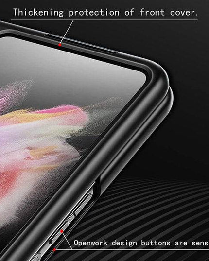 S Pen Slot Protective Leather Case for Samsung Galaxy Z Fold 3 5G - Libiyi