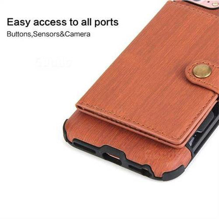 Security Copper Button Protective Case For iPhone 6/6S - Libiyi