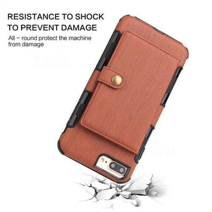 Security Copper Button Protective Case For iPhone 7Plus/8Plus - Libiyi