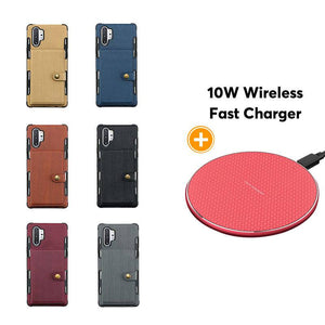 Security Copper Button Protective Case For Samsung Note 10+ - Libiyi
