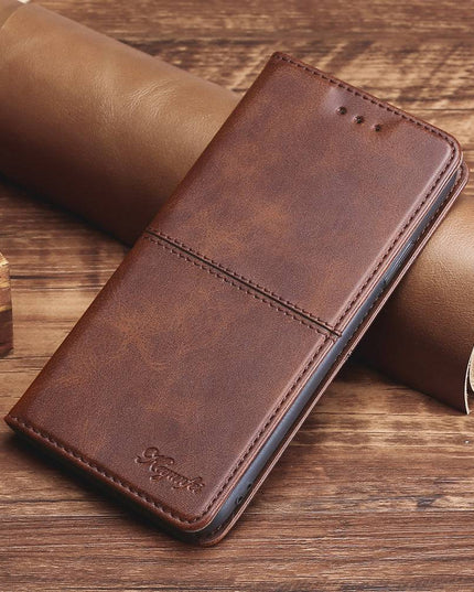 TPU + PU Leather Phone Cover Case for Samsung A10E - Libiyi