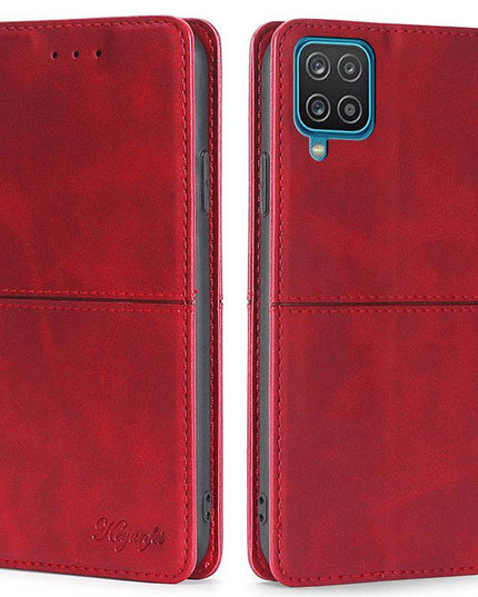 Leather Flip Wallet Cover for Samsung A12 - Libiyi