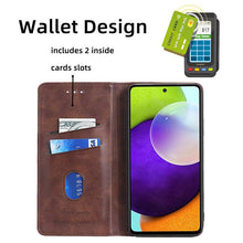 Load image into Gallery viewer, Leather Flip Wallet Cover for Samsung A52 - Libiyi