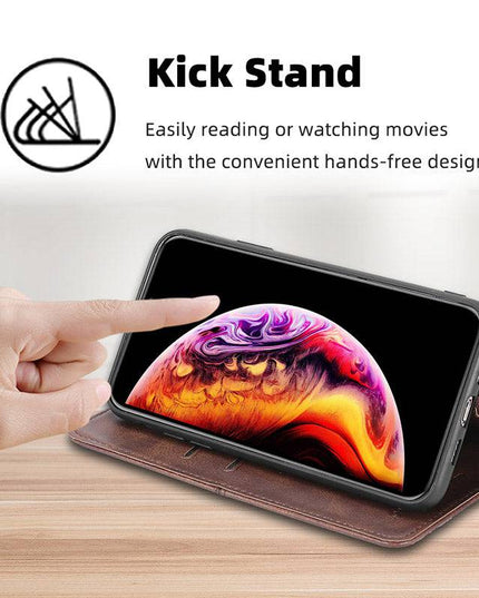 TPU + PU Leather Phone Cover Case for iPhone XR - Libiyi