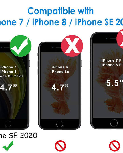 New Luxury Embossing Wallet Cover For iPhone SE2020&7/8-Fast Delivery - Libiyi