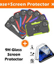 iPhone 12 Pro Max / Blue / With 2-Pack Screen Protectors
