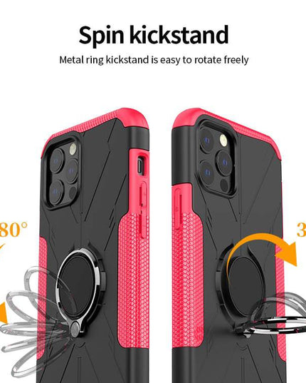 Robot 3 in 1 Heavy Duty Defender Case For iPhone 12 Series - Libiyi
