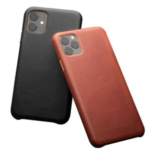 Genuine Leather Silm Back Cover for iPhone - Libiyi