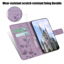 Load image into Gallery viewer, Imprint Butterfly Flower Leather Mobile Phone Case for iPhone 12Mini - Libiyi