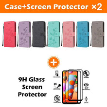 Load image into Gallery viewer, Imprint Butterfly Flower Leather Mobile Phone Case for iPhone 12Mini - Libiyi