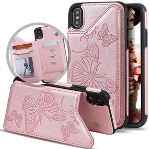 New Luxury Embossing Wallet Cover For iPhone X/Xs-Fast Delivery - Libiyi