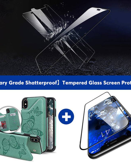 New Luxury Embossing Wallet Cover For iPhone X/Xs-Fast Delivery - Libiyi