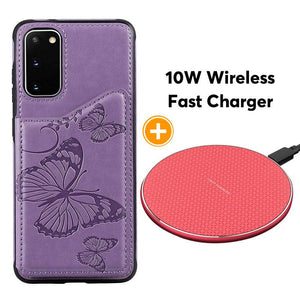 New Luxury Embossing Wallet Cover For SAMSUNG S20 Plus-Fast Delivery - Libiyi