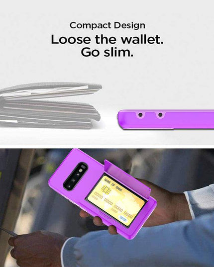 Armor Protective Card Holder Case for Samsung S10 Plus - Libiyi