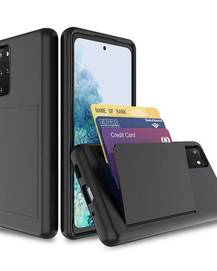 Armor Protective Card Holder Case for Samsung S20 Plus With 2-Pack Screen Protectors - Libiyi