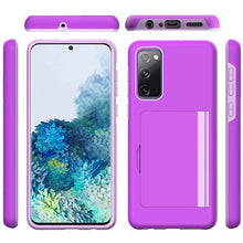Load image into Gallery viewer, Armor Protective Card Holder Case for Samsung S20 With 2-Pack Screen Protectors - Libiyi