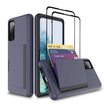 Load image into Gallery viewer, Armor Protective Card Holder Case for Samsung S20 With 2-Pack Screen Protectors - Libiyi