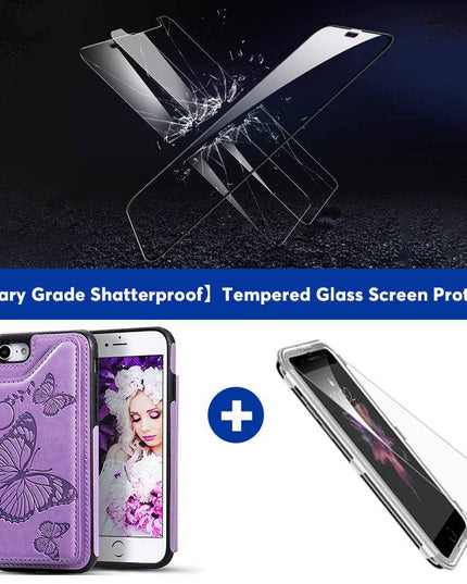 New Luxury Embossing Wallet Cover For iPhone 6/6S-Fast Delivery - Libiyi