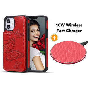 New Luxury Embossing Wallet Cover For iPhone 12 Mini-Fast Delivery - Libiyi