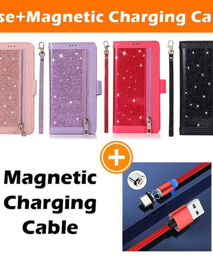 Bling Wallet Leather Case for Samsung S21 - Keilini