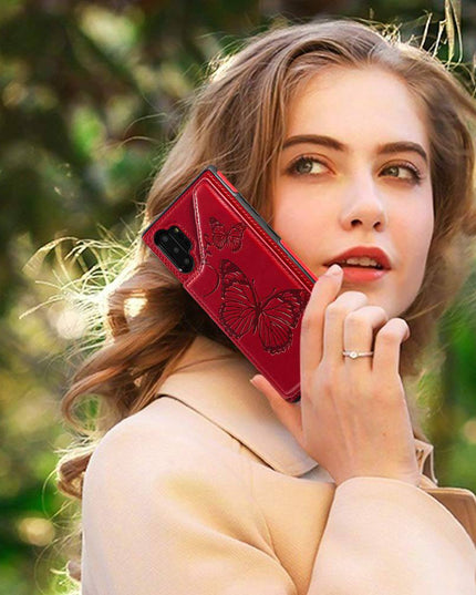 New Luxury Embossing Wallet Cover For SAMSUNG Note 10 Plus-Fast Delivery - Libiyi