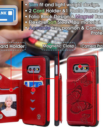 New Luxury Embossing Wallet Cover For SAMSUNG S10e-Fast Delivery - Libiyi