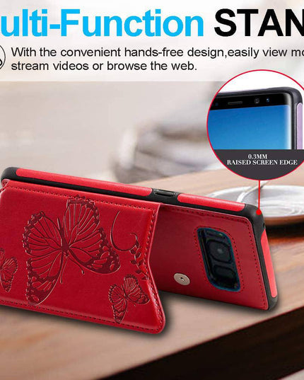 New Luxury Embossing Wallet Cover For SAMSUNG  S8-Fast Delivery - Libiyi