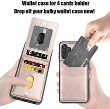 Load image into Gallery viewer, Dual Layer Lightweight Leather Wallet Case for Samsung Galaxy A32(5G) - Libiyi