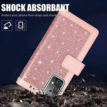 Load image into Gallery viewer, Bling Wallet Case with Wrist Strap for Samsung A52(4G/5G) - Libiyi