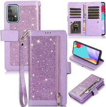 Load image into Gallery viewer, Bling Wallet Case with Wrist Strap for Samsung A52(4G/5G) - Libiyi