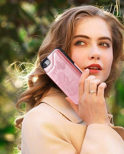 New Luxury Embossing Wallet Cover For iPhone 6 Plus/6s Plus-Fast Delivery - Libiyi