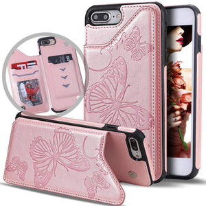 New Luxury Embossing Wallet Cover For iPhone 7Plus&8Plus-Fast Delivery - Libiyi