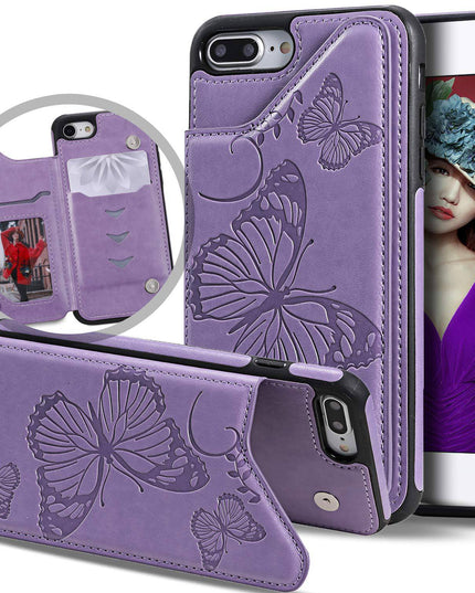 New Luxury Embossing Wallet Cover For iPhone 7Plus&8Plus-Fast Delivery - Libiyi