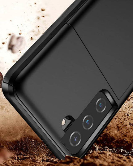 Rigide Flashy Porte-cartes Case For Samsung Galaxy S21(5G) - Libiyi