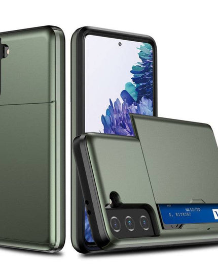 Rigide Flashy Porte-cartes Case For Samsung Galaxy S21(5G) - Libiyi