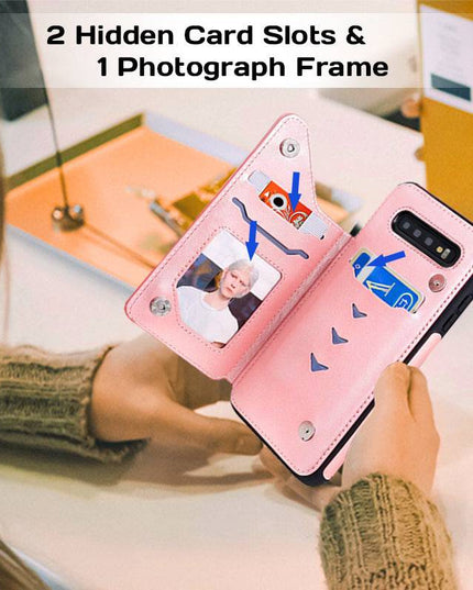 Luxury Embossing Wallet Cover For SAMSUNG S10 Plus - Libiyi