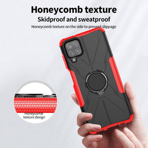 Robot 3 in 1 Heavy Duty Defender Case For Samsung A12 - Libiyi