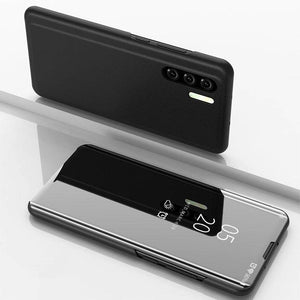 Étui intelligent à rabat miroir de luxe pour la série HUAWEI - Libiyi